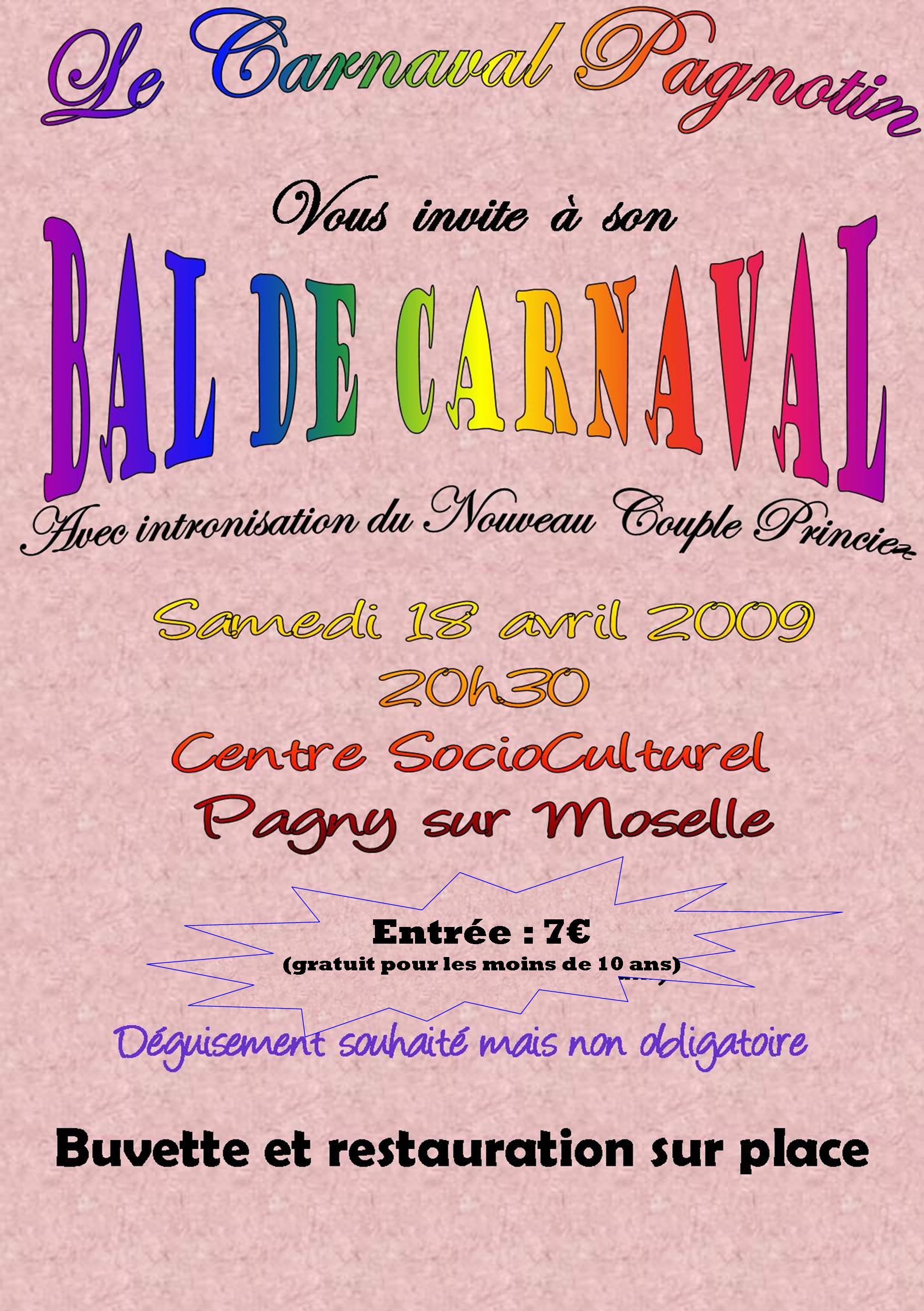 affiche bal 2009